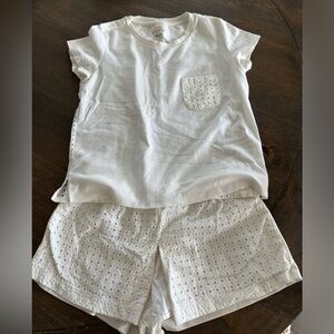 Kate spade white pajamas